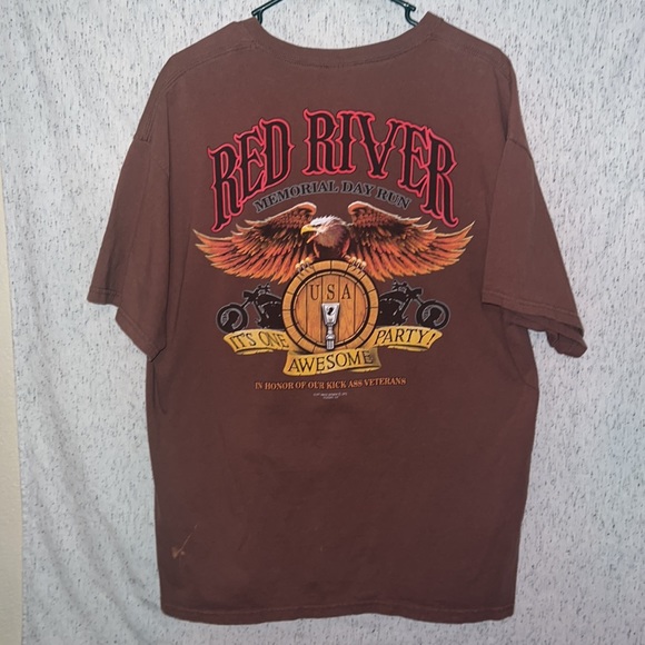 Red River Memorial Day Run 2012 Tshirt - Picture 3 of 7